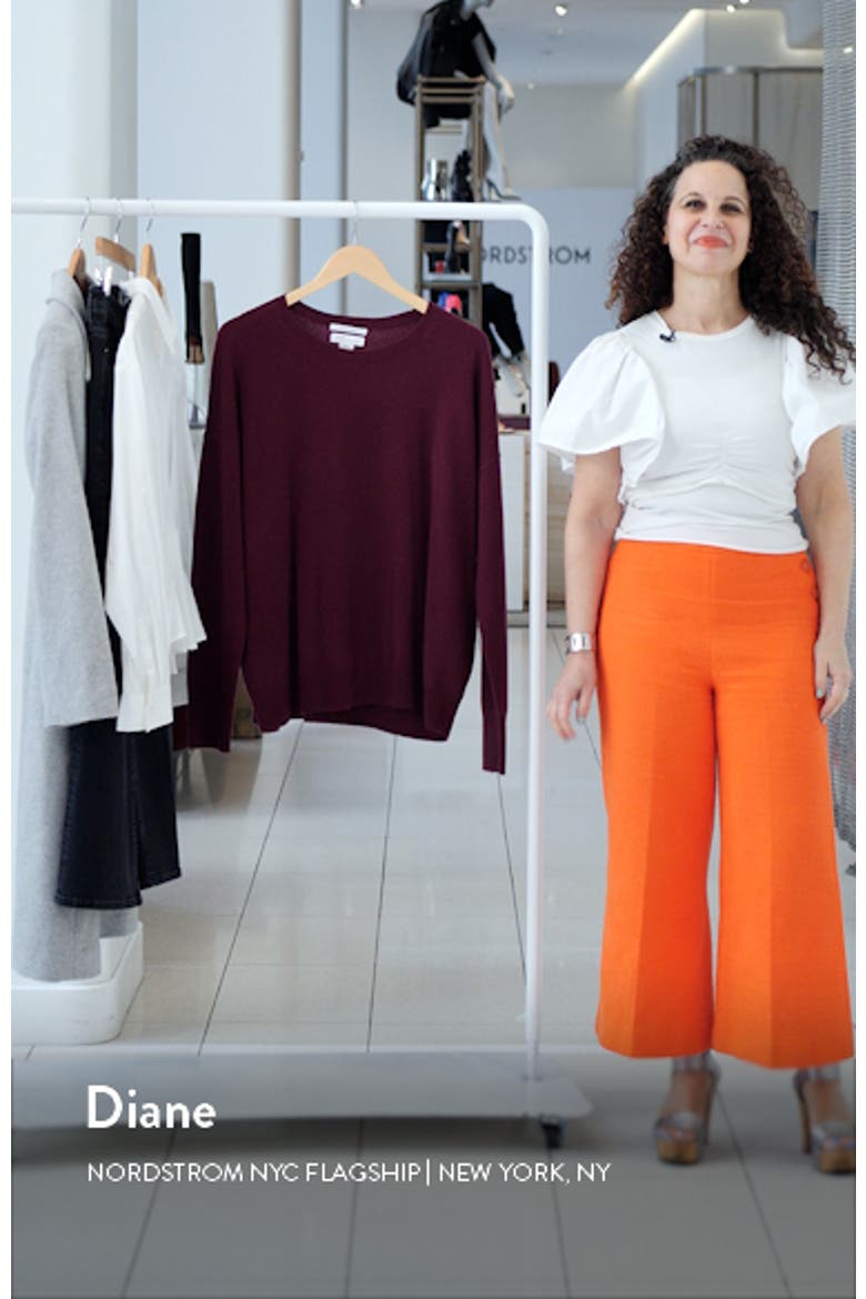 Cashmere Crewneck Pullover video