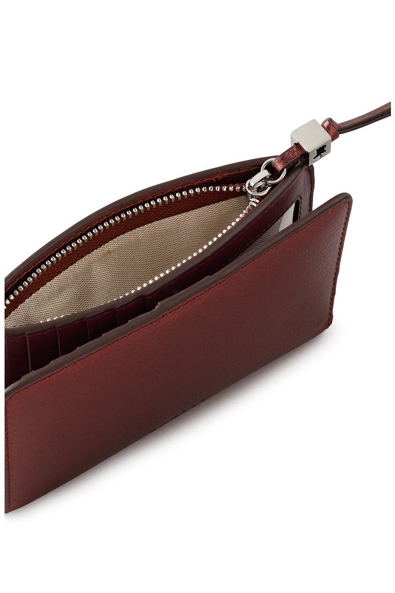 Medium Carlton Close Metallic Clutch, Alternate, color, BRONZE