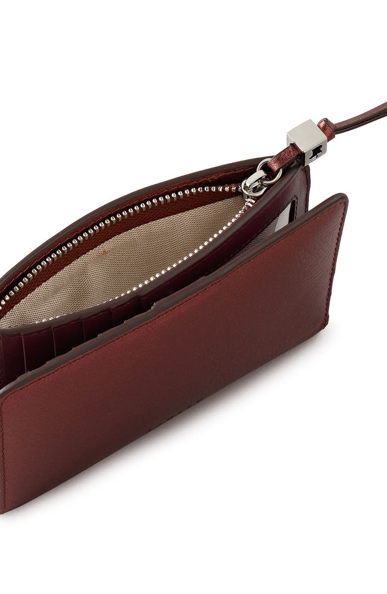 Radley Medium Carlton Close Metallic Clutch, Alternate, color, Bronze