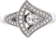 Pre-Owned Bvlgari Divas' Dream Openwork Ring 18K White Gold with Diamonds