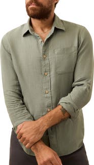 Faherty Laguna Linen Button-Up Shirt