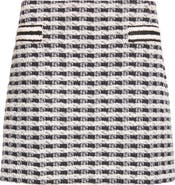Ramy Brook Charlie Metallic Check Miniskirt