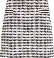 Ramy Brook Charlie Metallic Check Miniskirt