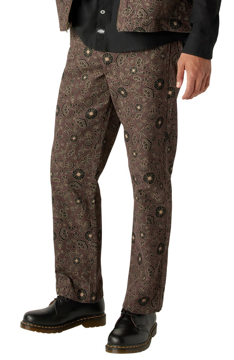 Dickies Ellis Floral Duck Canvas Pants, Main, color, 