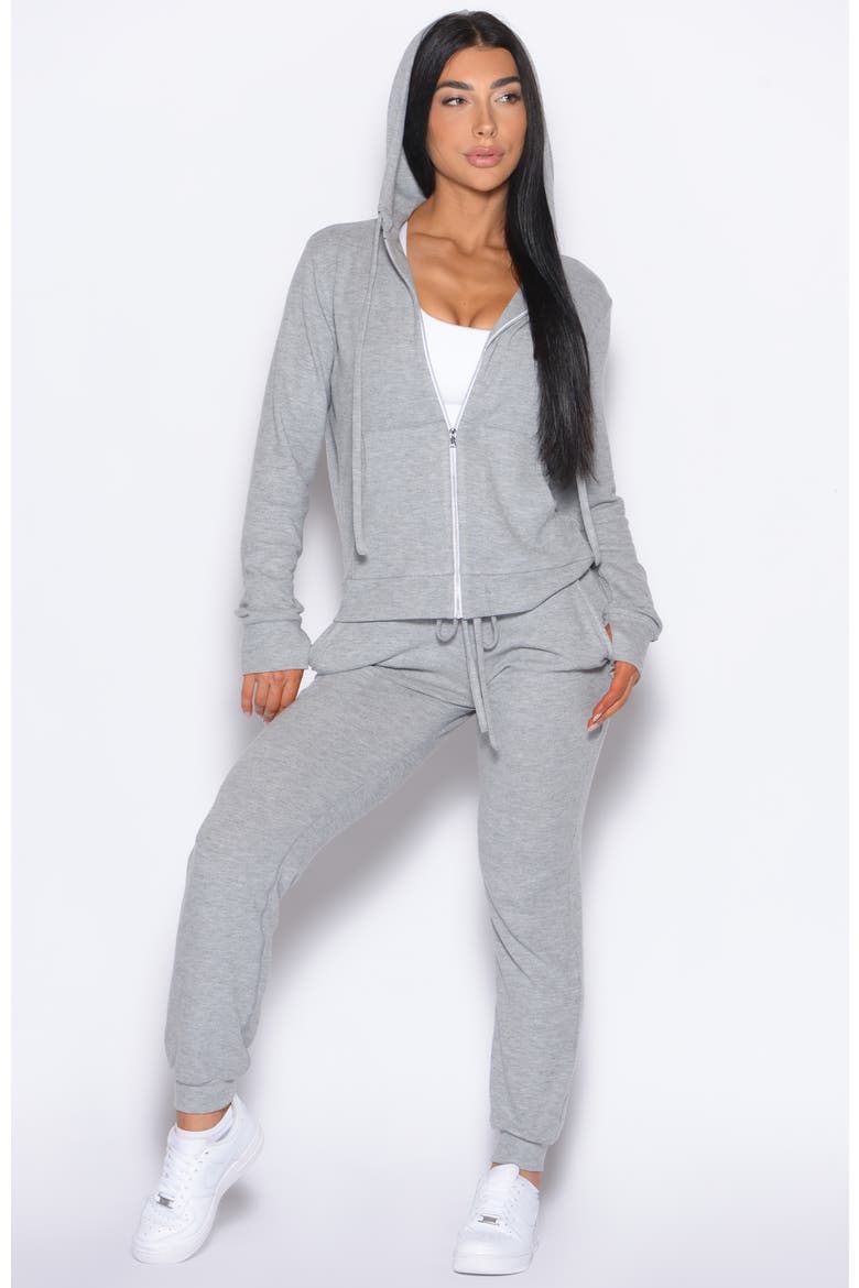 Gym Crush Hoodie, Alternate, color, Cozy Silver