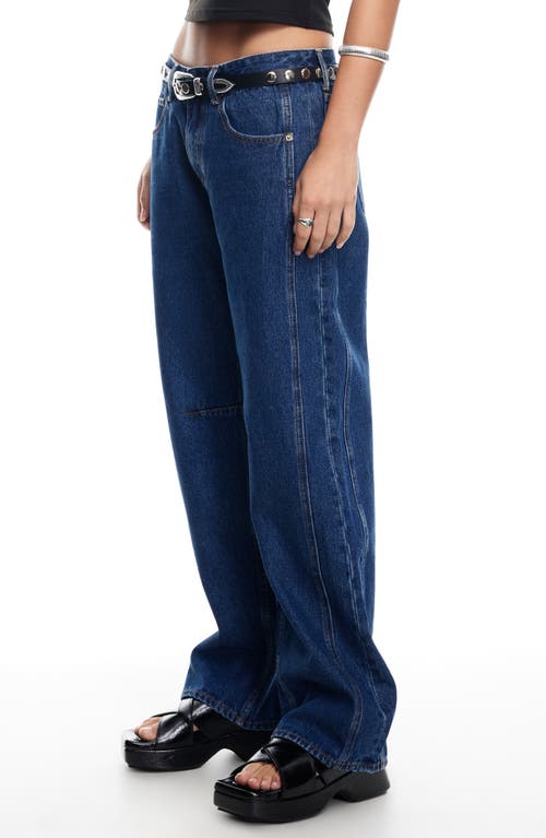 LIONESS LIONESS RENACIDA LOW RISE WIDE LEG JEANS