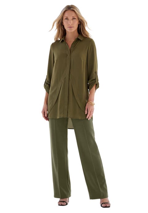 Georgette Overlay Big Shirt