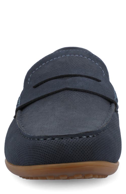 Vance Co. Vance Co Yates Penny Loafer In Navy