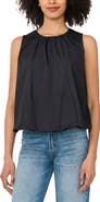 CeCe Cotton Poplin Bubble Top