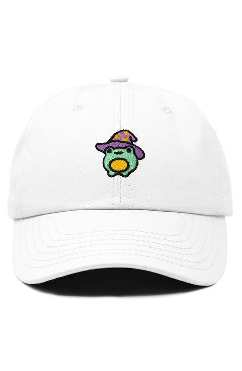Sorcerer Frog Embroidered Dad Hat