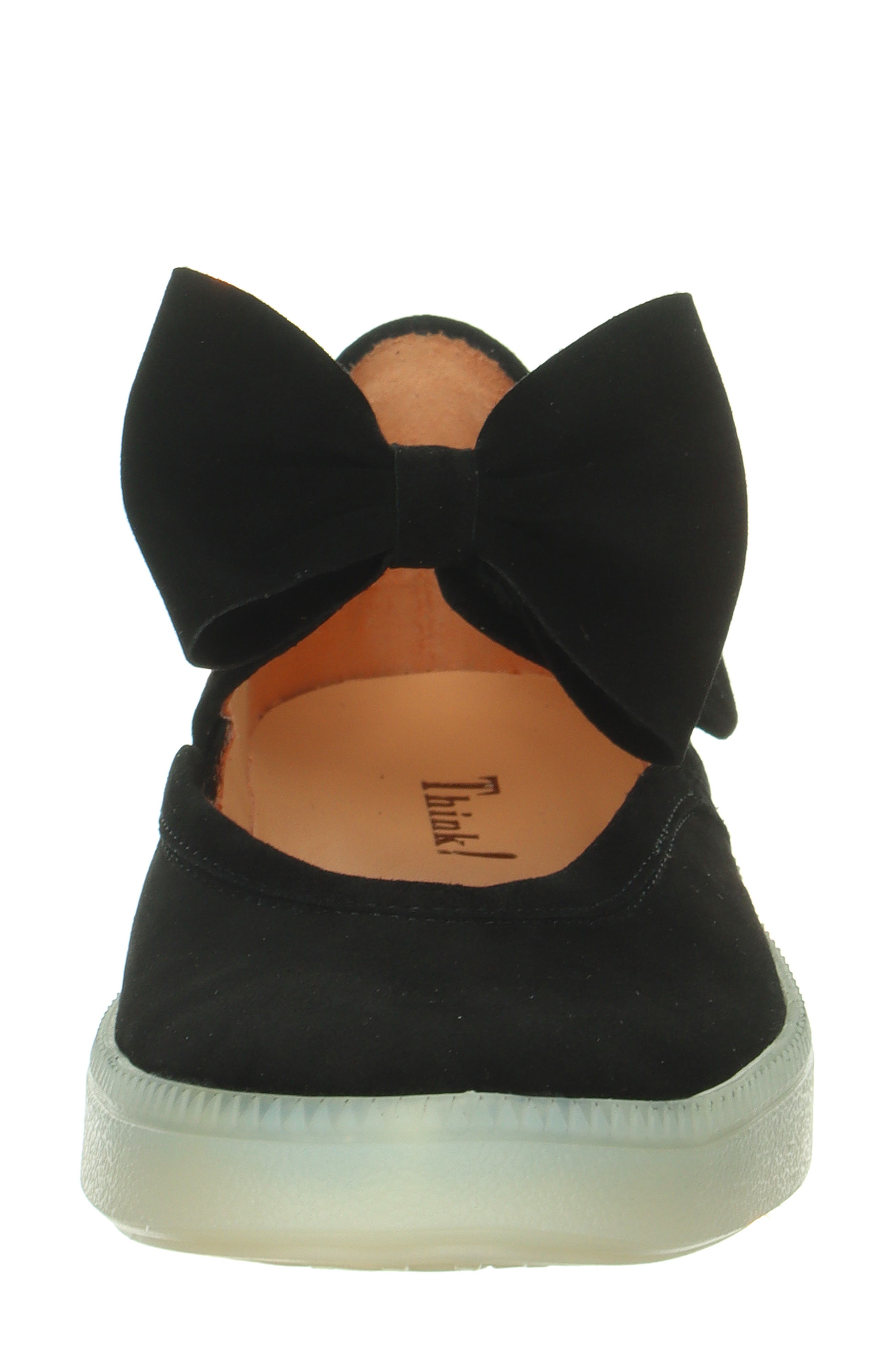 Think! Turna Bow Sneaker, Alternate, color, Black