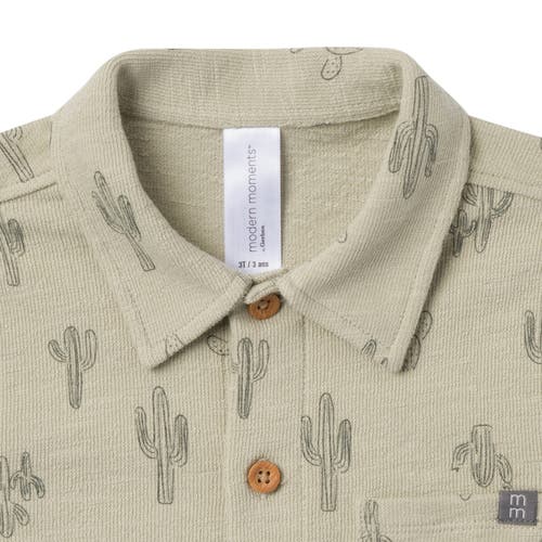 Modern Moments™ By Gerber Resort Shirt And Shorts Set In Green