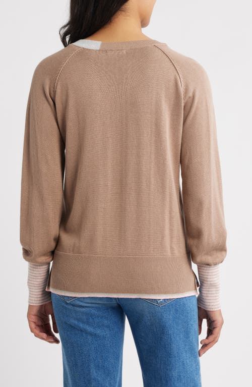 Hatley Cary V-neck Sweater In Brown