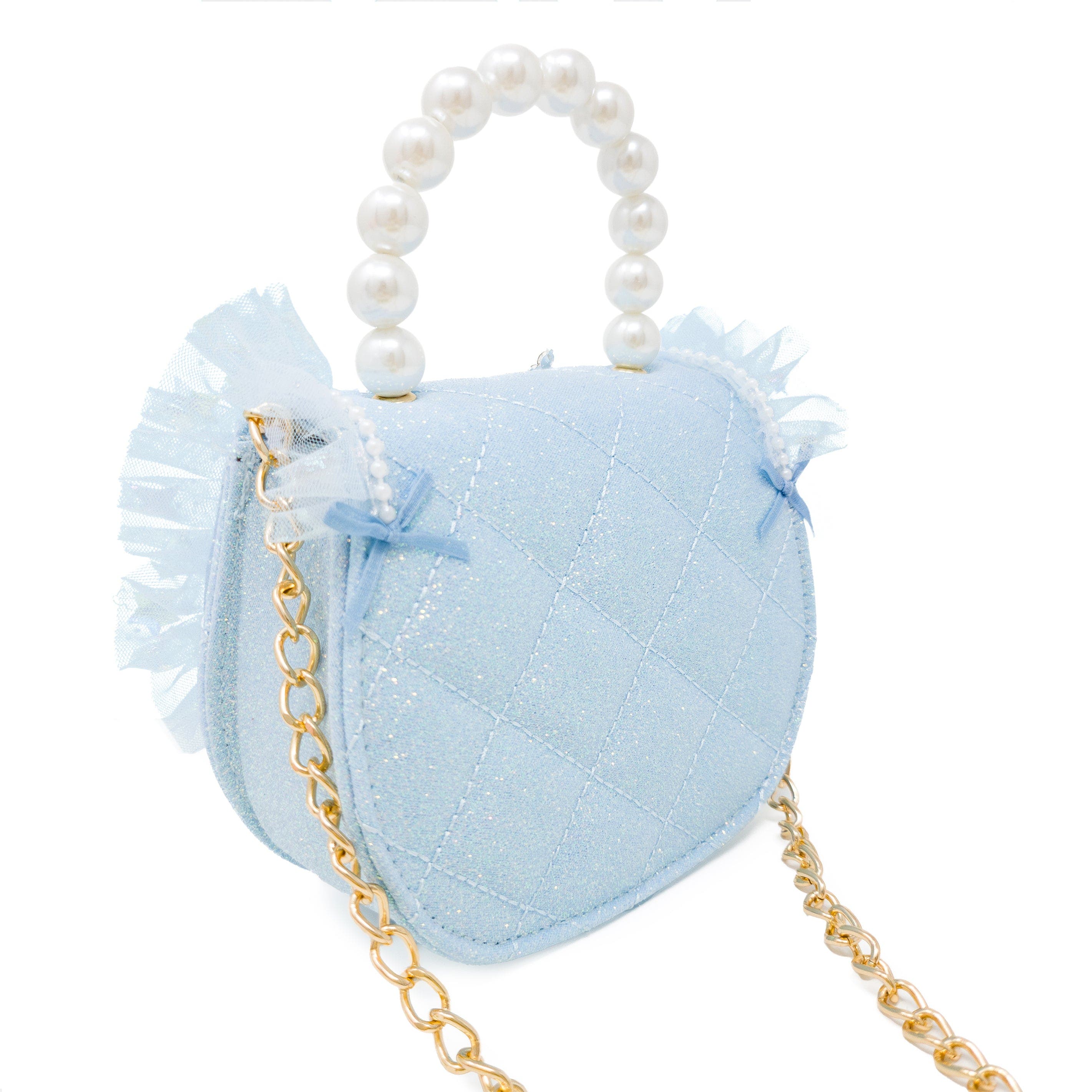 Puttisu Handbag - Princess Tiara, Alternate, color, Ice Blue Sparkle