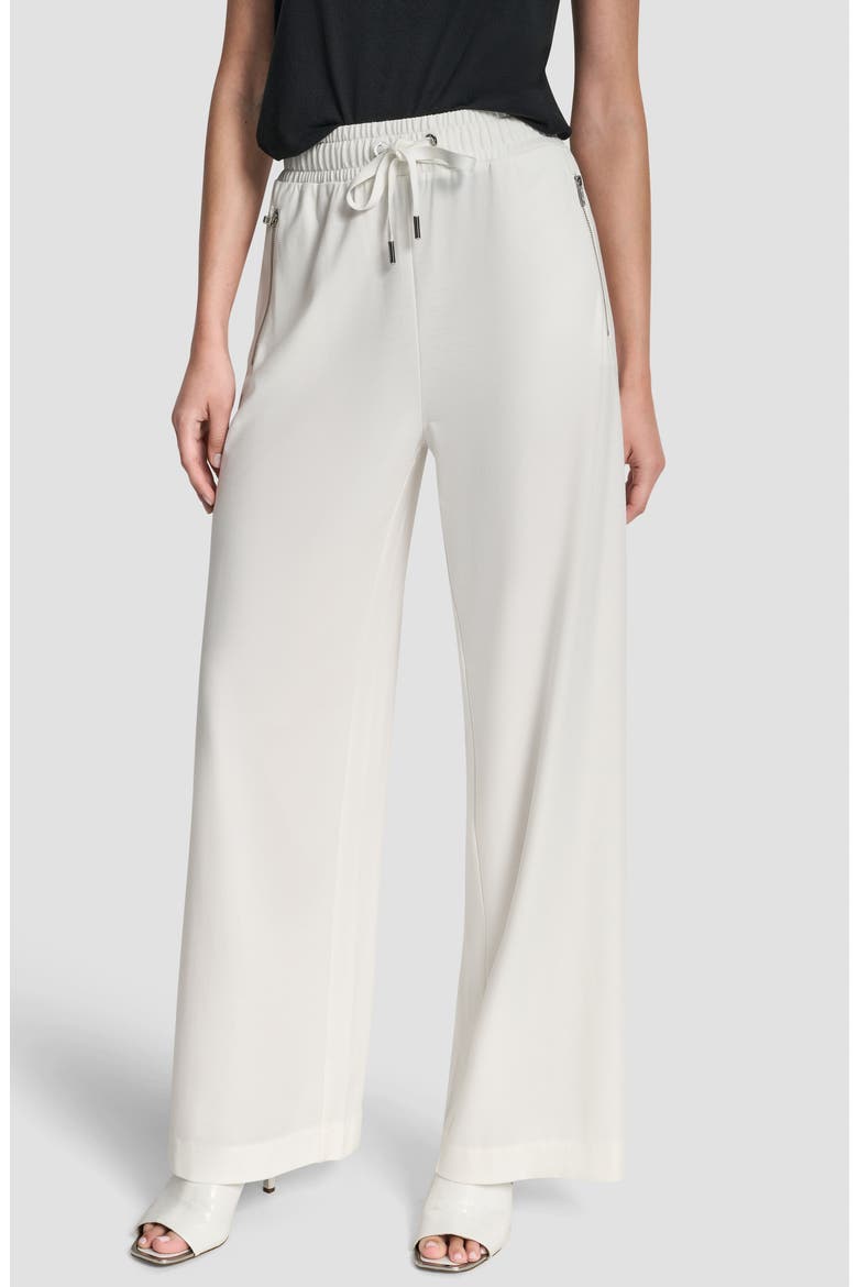 Bank St Wide Leg Pull-On Pants, Main, color, IVORY