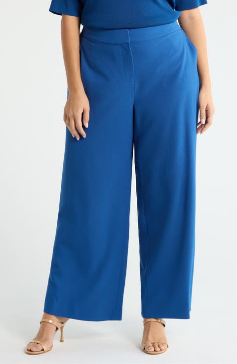 Wide Leg Pants (Plus)