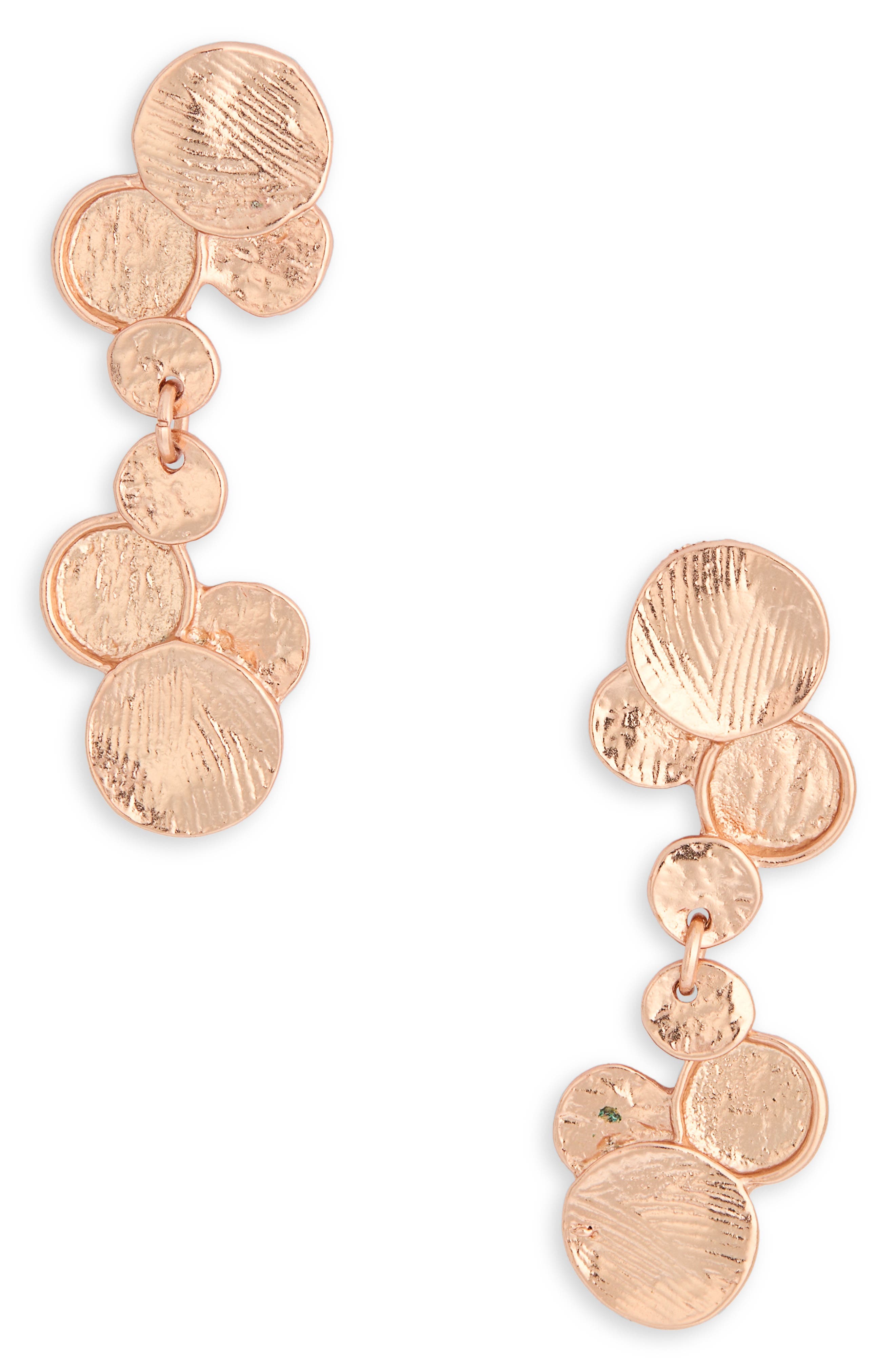 Karine Sultan Circle Drop Earrings