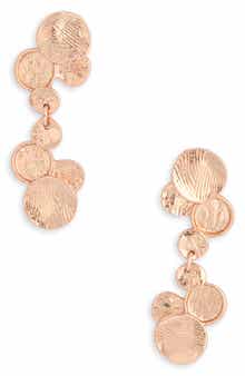 Karine Sultan Circle Drop Earrings