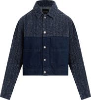 Favorite Daughter The Leave An Impression Texture Denim Jacket