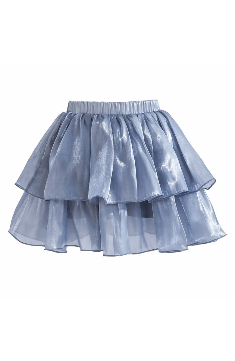Tulleen Sylvara Sequin Ruffle Skirt Set, Alternate, color, Blue