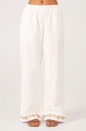 SNDYS Ines Soutache Trim Linen & Cotton Pants