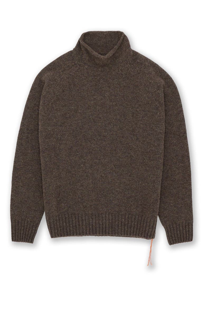 Andrew Merino Wool High Neck Sweater, Main, color, MELANGE