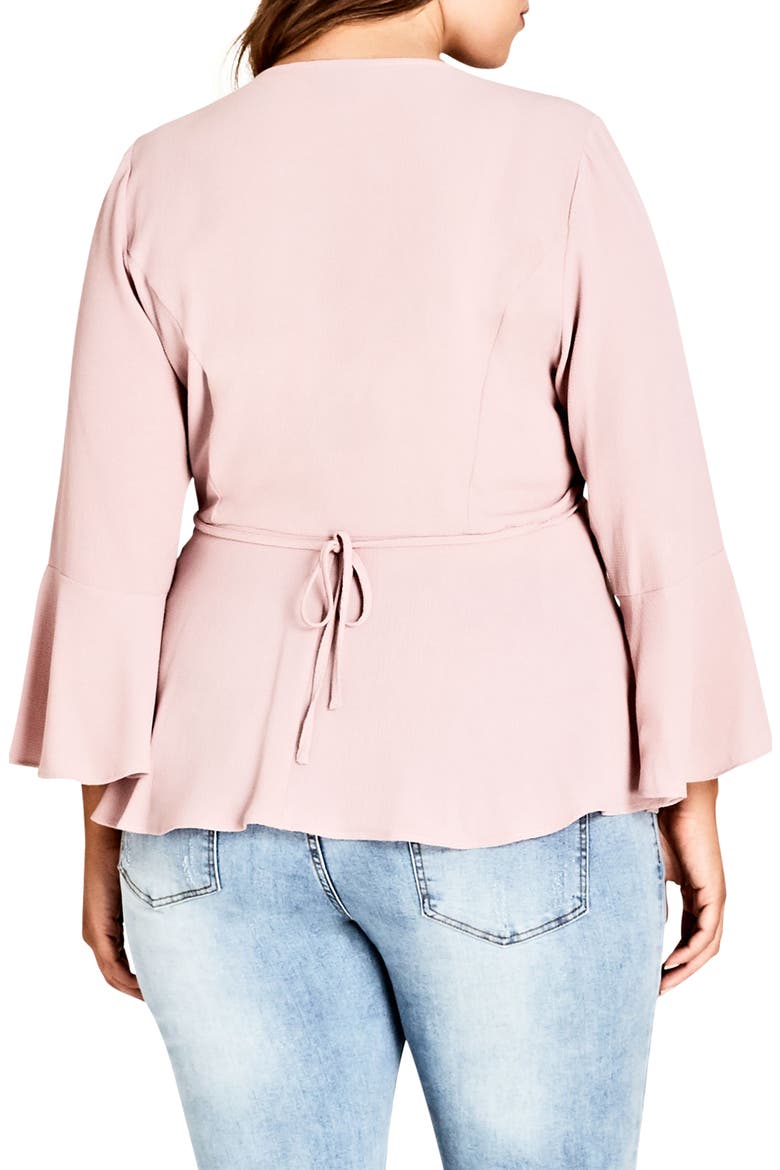 Sweetly Tied Top, Alternate, color, ROSE WATER