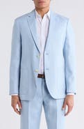 NORDSTROM RACK Solid Notch Lapel Linen Sport Coat