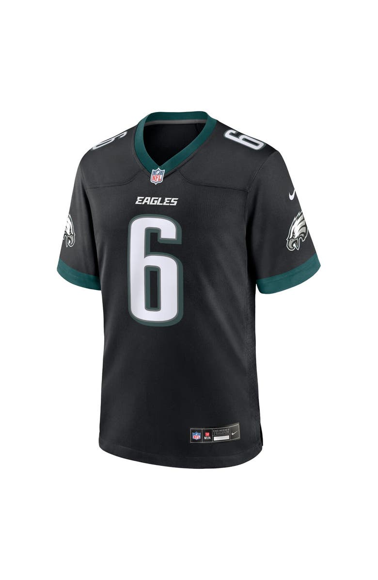 Nike Men's Nike DeVonta Smith Black Philadelphia Eagles Alternate Game Jersey, Alternate, color, Black