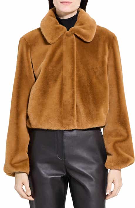 Theory Faux Fur Coat