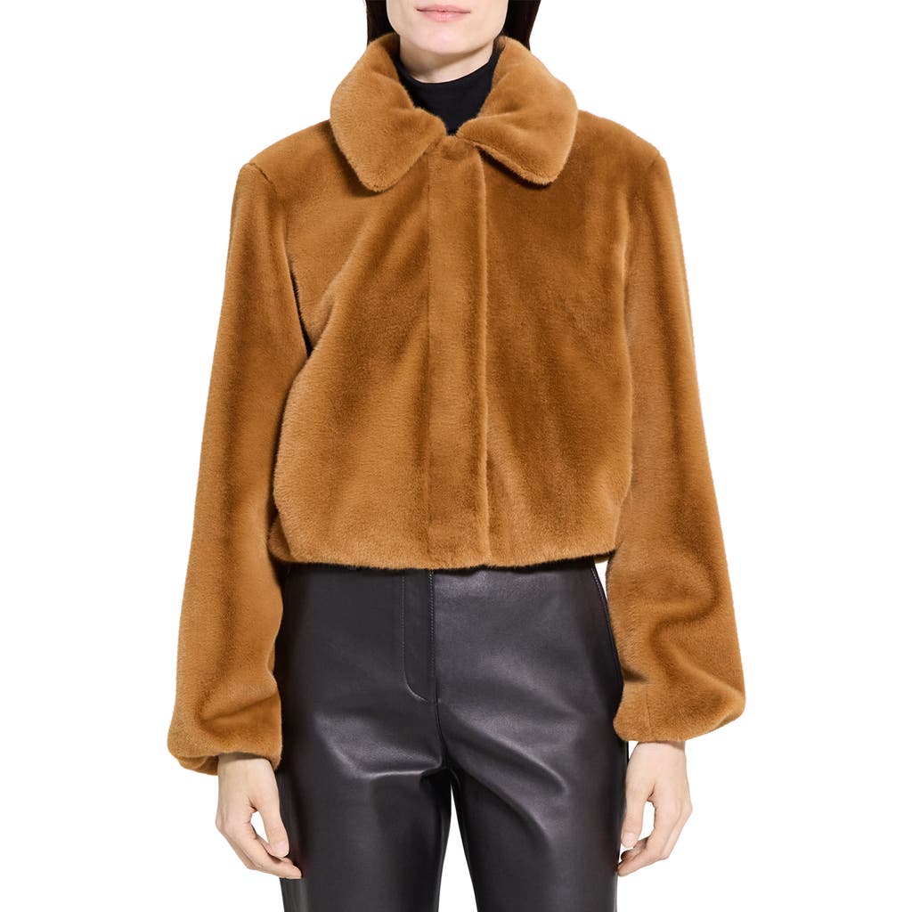 Theory Faux Fur Jacket In Multi