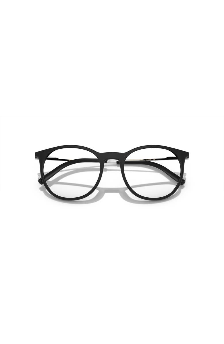 Dolce&Gabbana 51mm Phantos optical glasses, Alternate, color, Black