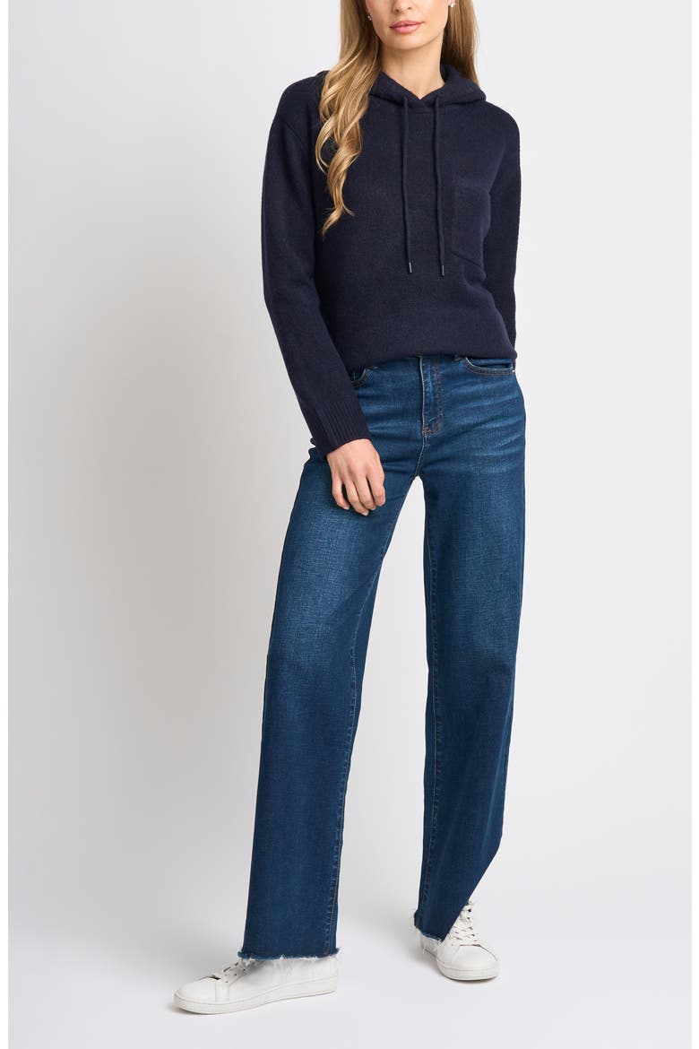 Chest Pocket Hoodie, Alternate, color, NEW NAVY