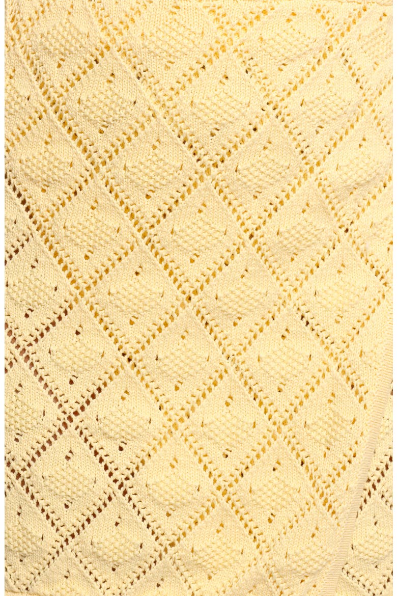 Palma Open Stitch Wrap Miniskirt, Alternate, color, BUTTER YELLOW