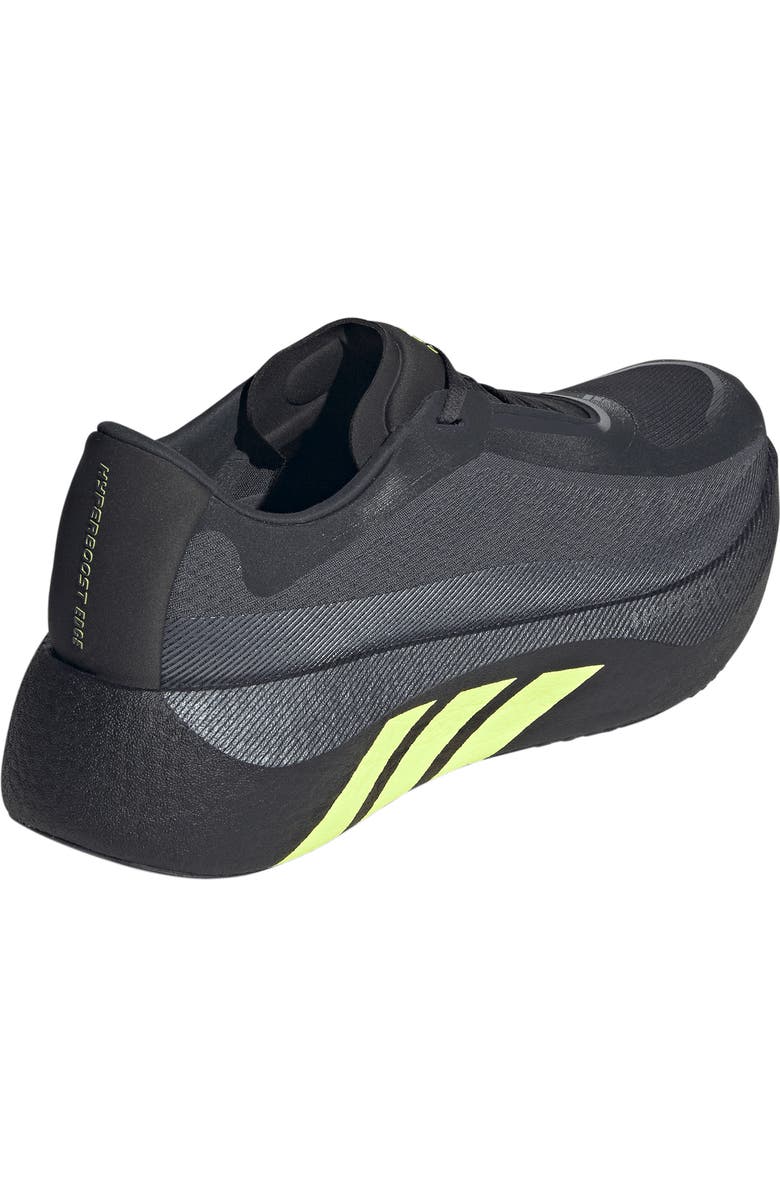 adidas Hyperboost Edge Running Shoe, Alternate, color, Carbon/ Hi-Res Yellow/ Grey