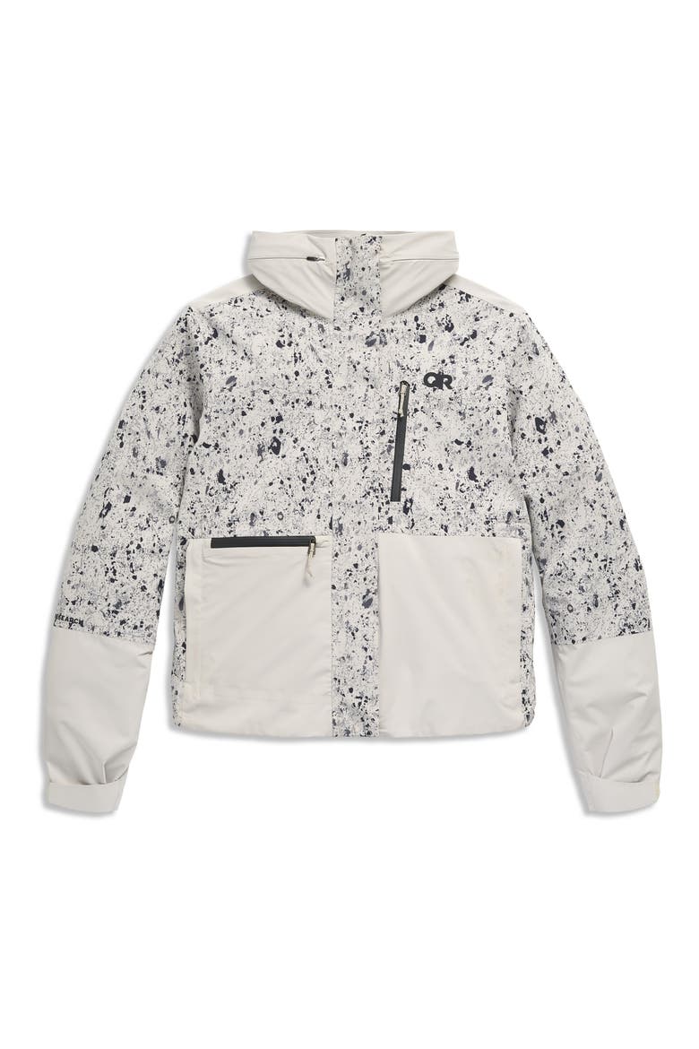 Stratoburst Stretch SE Jacket, Alternate, color, OYSTER CREEKSIDE PRINT/ OYSTER