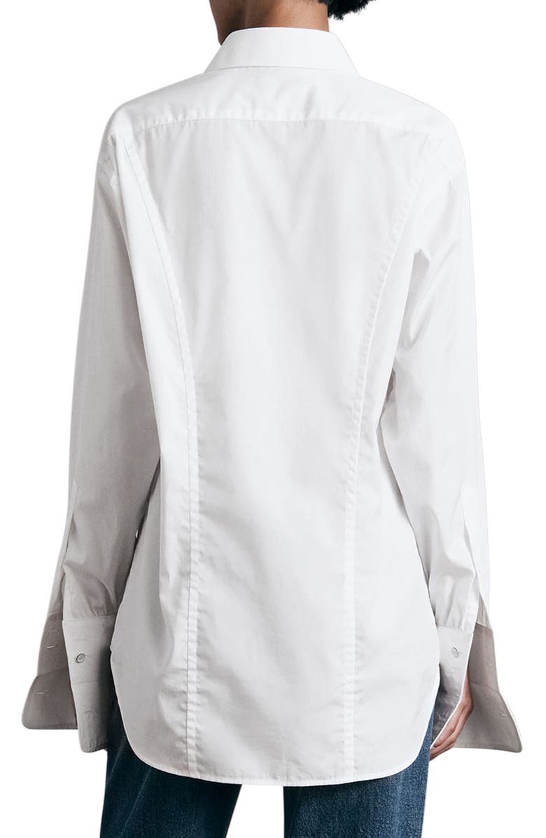 rag & bone Diana Cotton Poplin Button-Up Shirt, Alternate, color, 