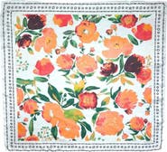 Nicole Miller Floral Satin Scarf