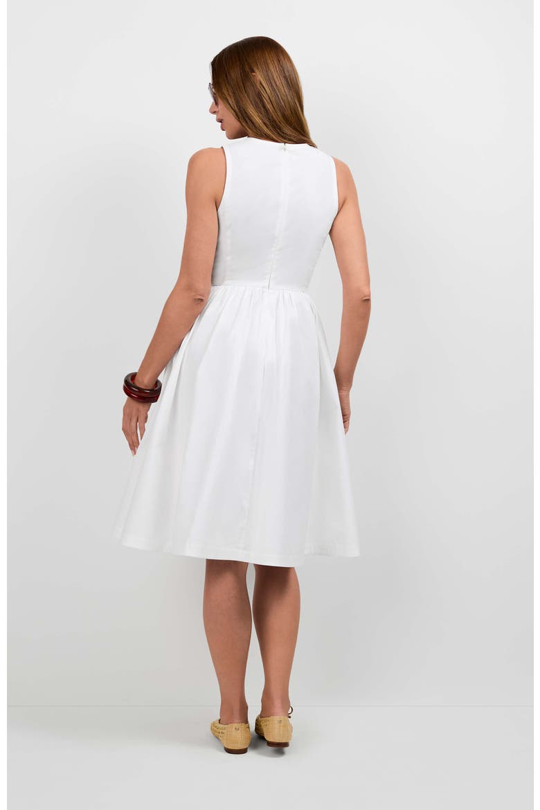 Lombardy Midi Dress, Alternate, color, White