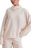 Splendid x Cellajaneblog Scuba Knit Turtleneck Sweatshirt
