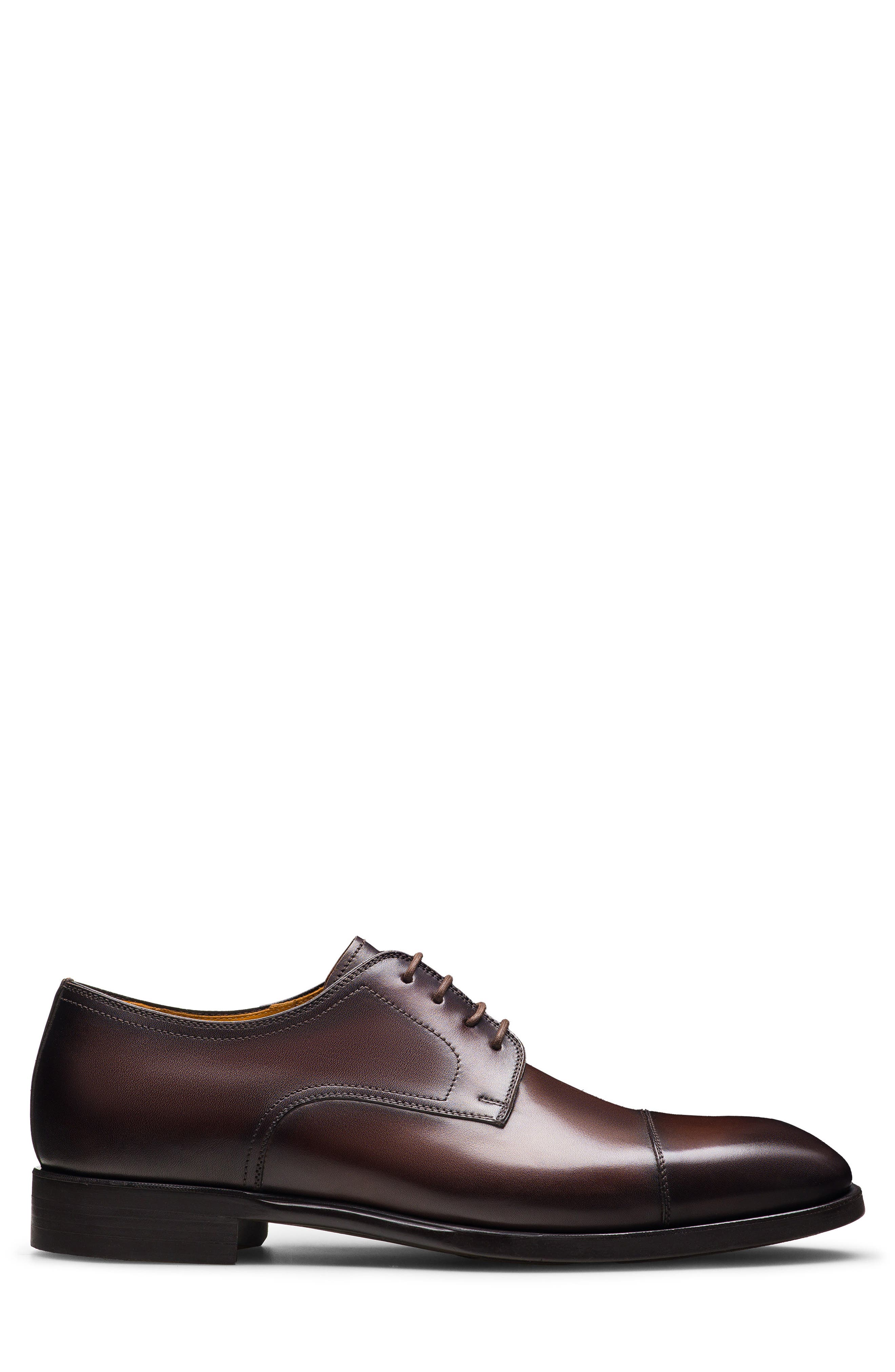 Mavid Cap Toe Derby, Alternate, color, BROWN