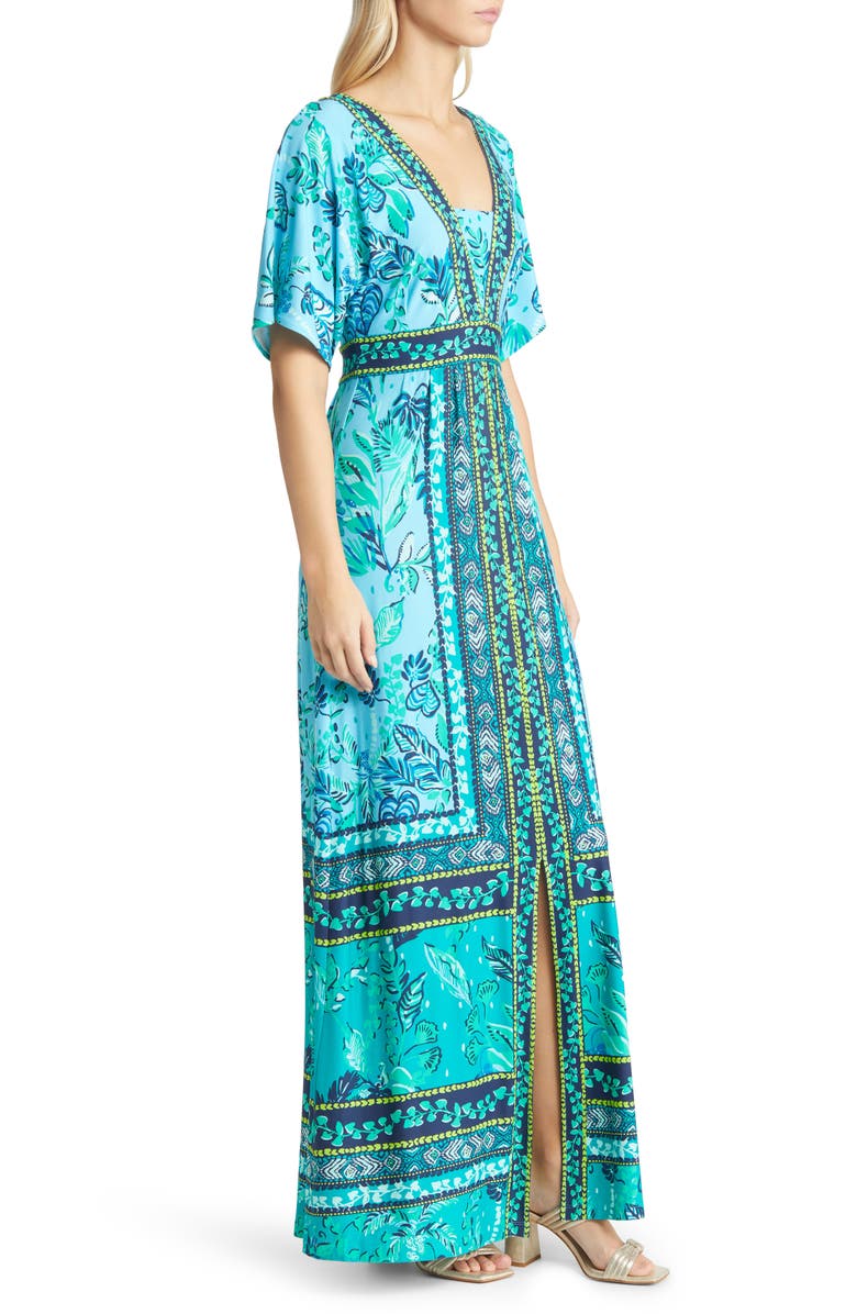 Lilly Pulitzer<sup>®</sup> Ilia Floral Maxi Dress, Alternate, color, 