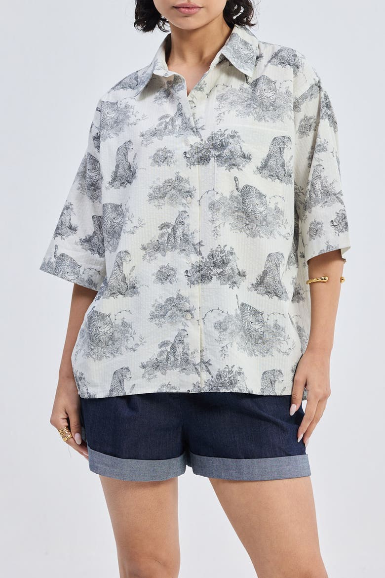 Oversized High-Low Shirt, Main, color, Light Green