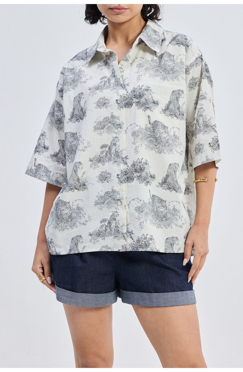 Reistor Oversized High-Low Shirt, Alternate, color, Light Green