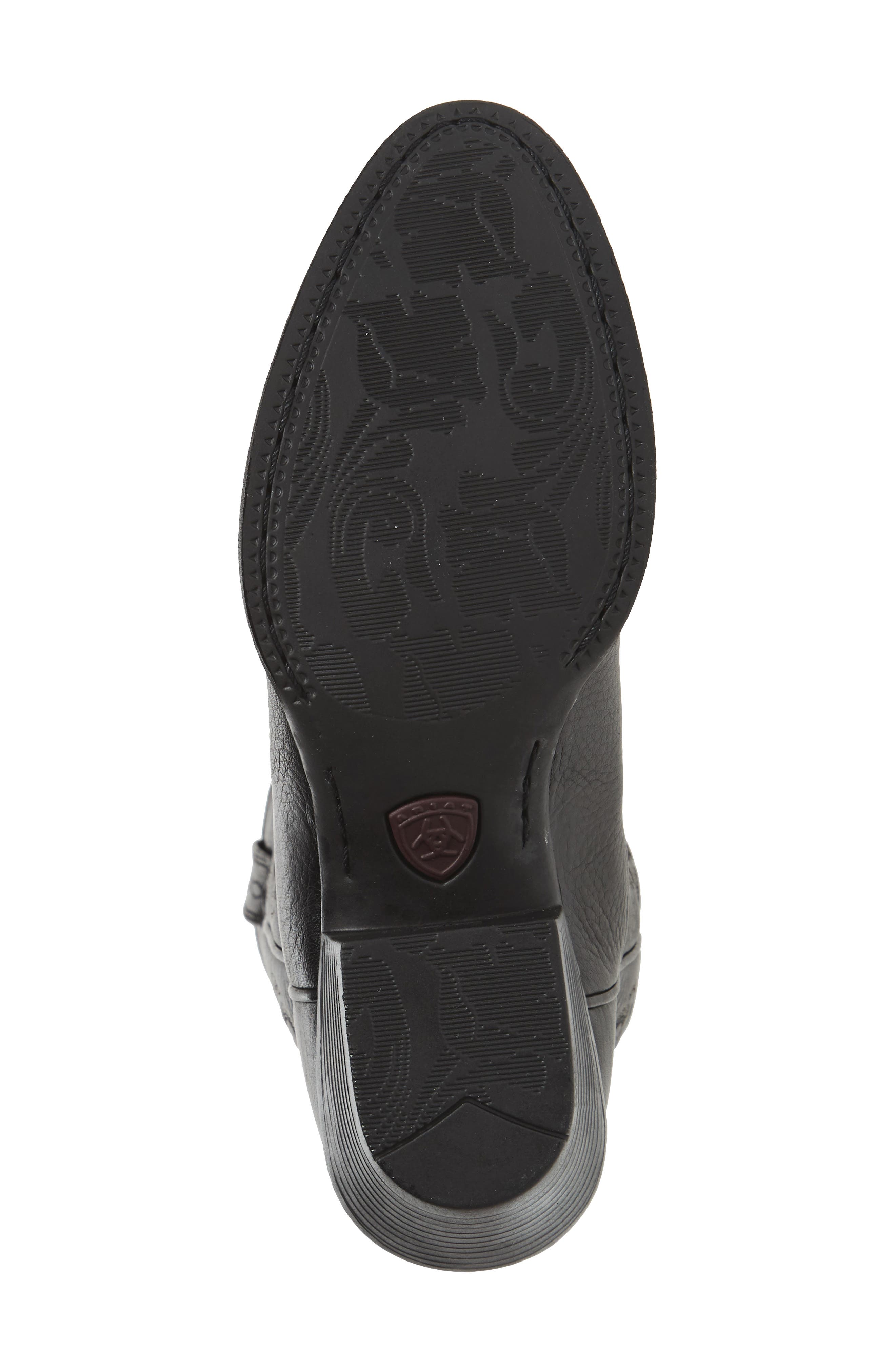 Ariat Heritage Western R-Toe Boot, Alternate, color, Black Leather