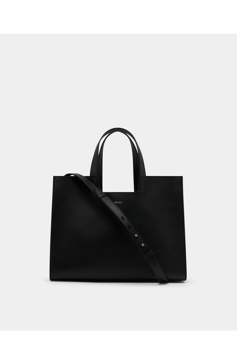 Bally Easy Bally Tote Bag in Leather, Main, color, Black
