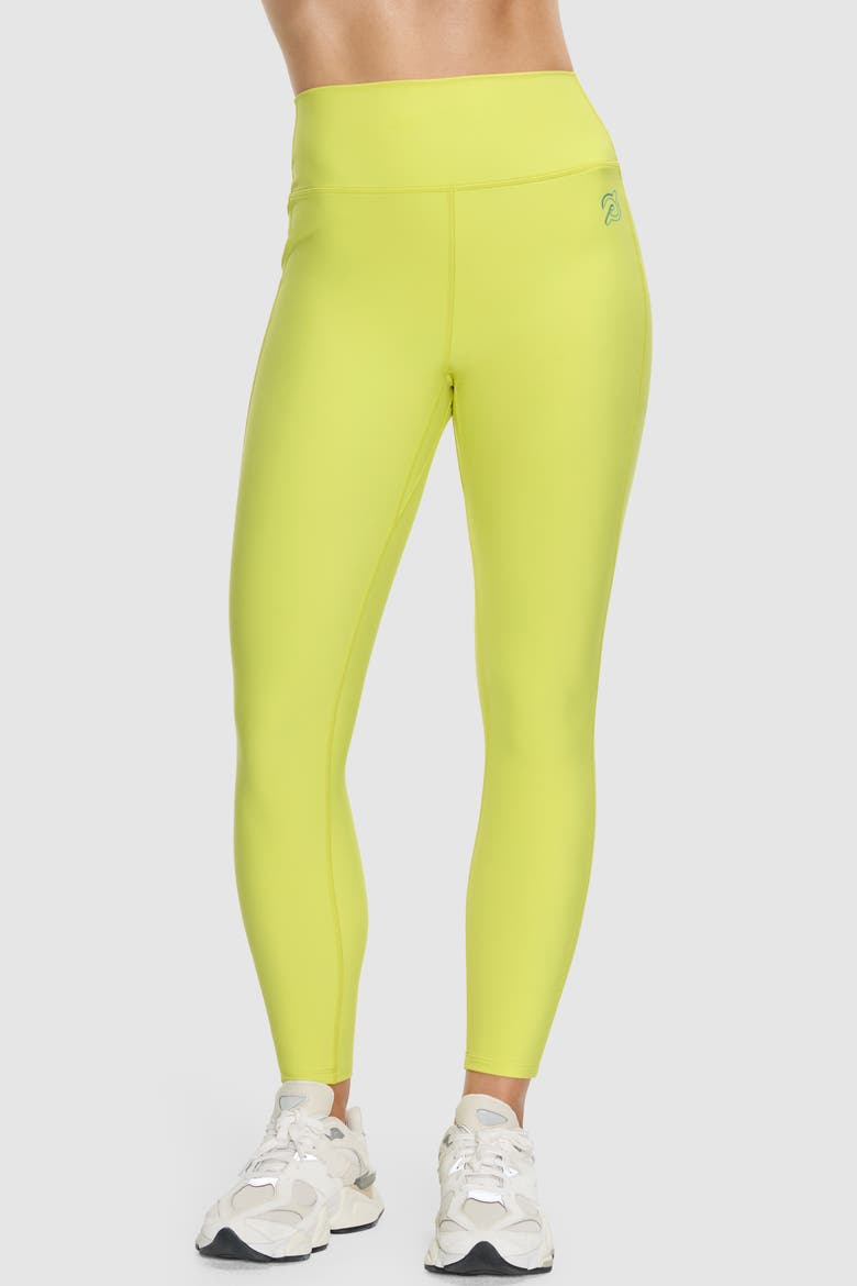 Cadent High Rise Pocket Legging 25" - Lined, Main, color, Lemon-Lime