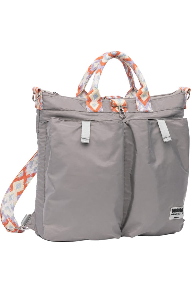 Urban Originals Como Tote Backpack, Alternate, color, Grey
