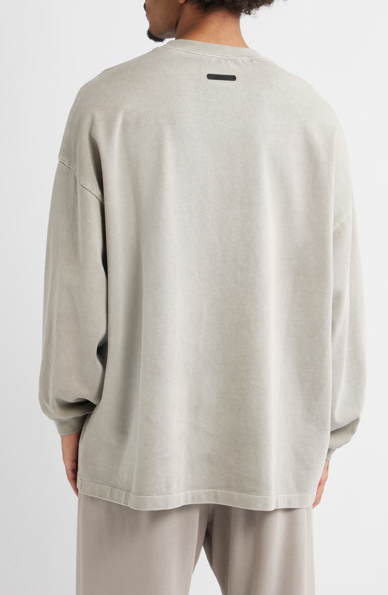 Fear of God Essentials Signature '90s Long Sleeve T-Shirt, Alternate, color, Faded Seal