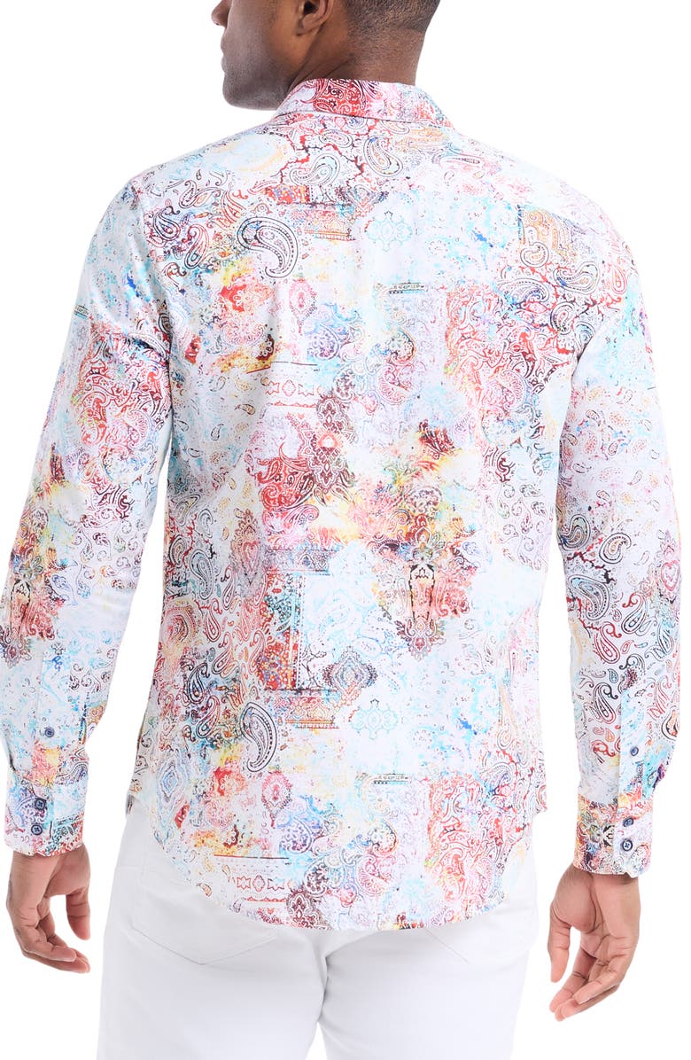 Robert Graham Mirta Long Sleeve Cotton Button-Shirt, Alternate, color, 